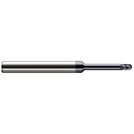 Harvey Tool End Mill for Hardened Steels - Ball 0.1875" (3/16) Cutter DIA x 0.2850" Length of Cut 786112-C6